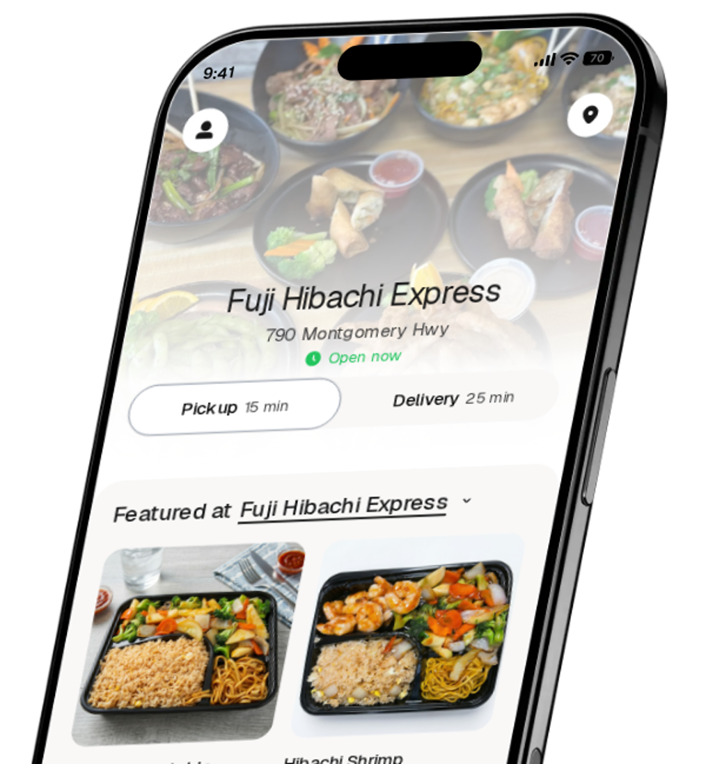 Fuji Hibachi Express app preview